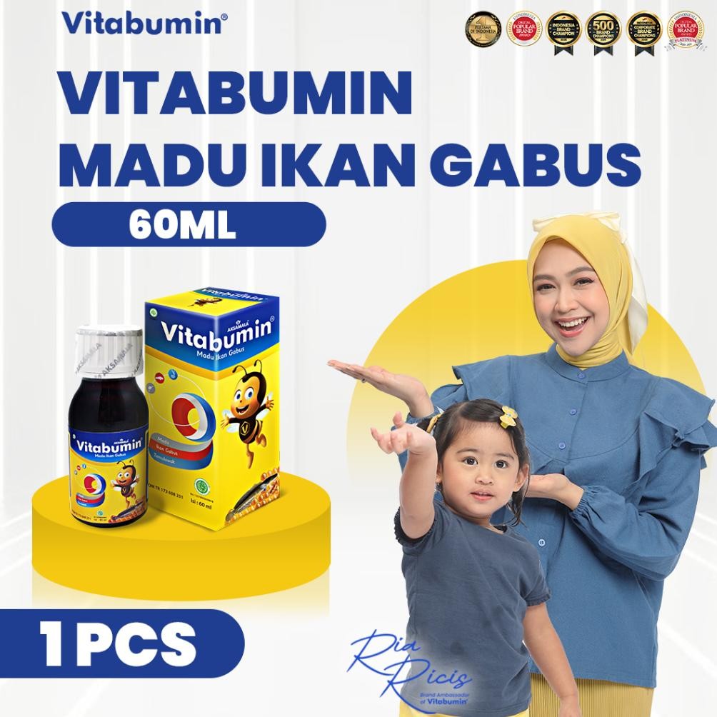 

(Terbaru) Vitabumin Madu 60ml - 1Pcs (Terlaris)