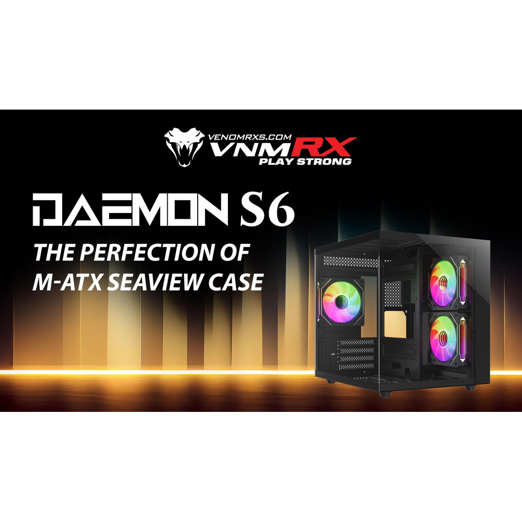 Casing / Case VenomRX Daemon S6 Black