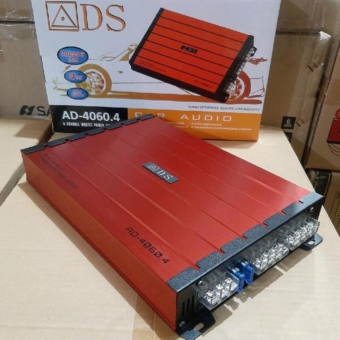 Promo Power 4 Channel Ads 4060 Amplifier Ads 4 Channel