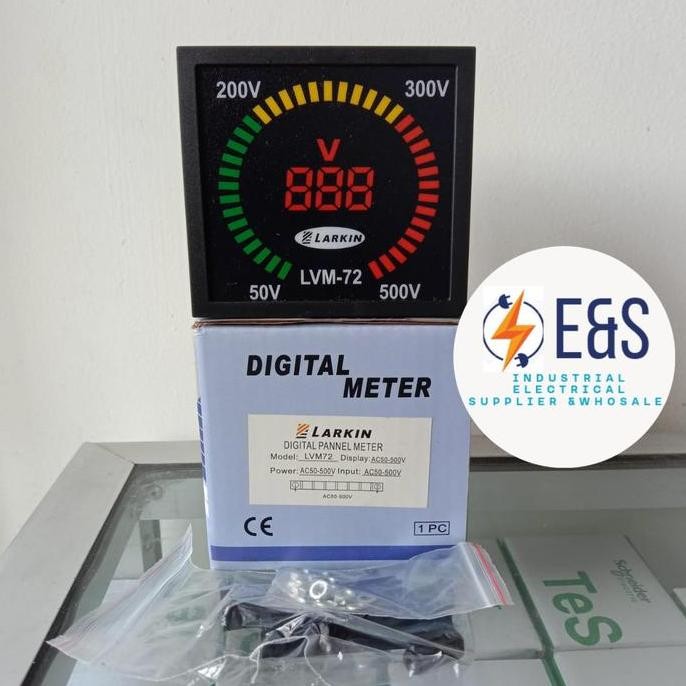 Digital Voltmeter Larkin Lvm72 / Digital Volt Meter Lvm 72 Larkin