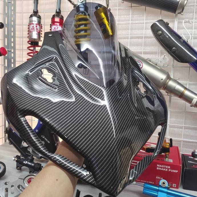 KEDOK CARBON CBR K45R 150R MODEL 250RR KARBON TAMENG BODY COWLING ORIGINAL DAN TERPERCAYA