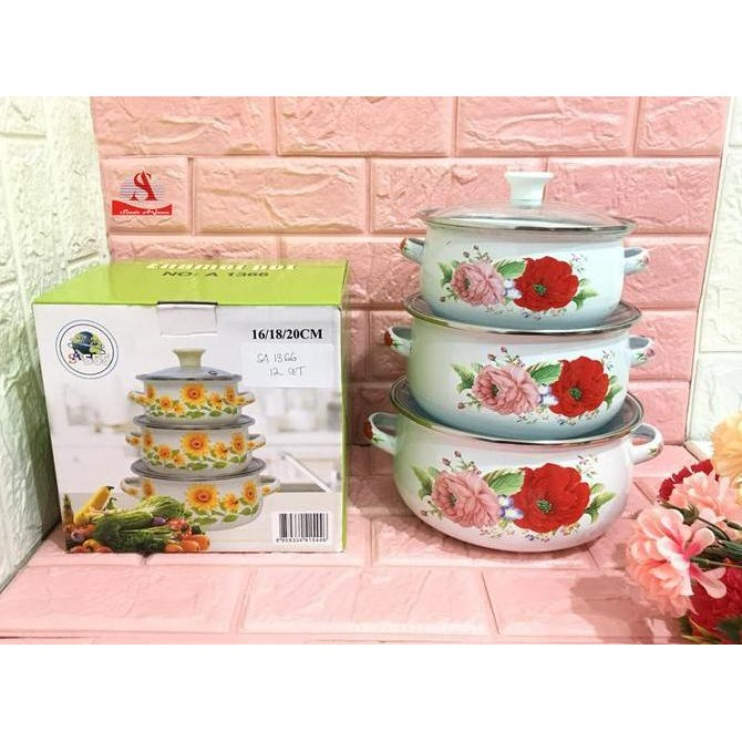 PANCI SET ENAMEL/PANCI ENAMEL