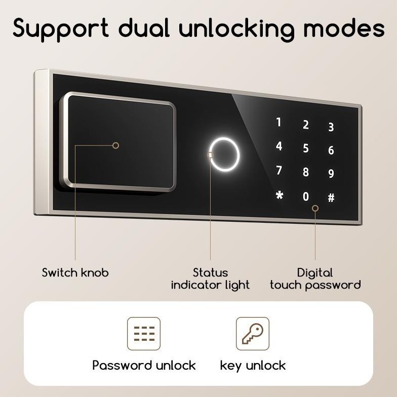 

As25 Eqw-68 Tu-67 Brankas Digital Deli Et-571 Lock Core Dual Unlocking / Safe Deposit Box Et571 Viral As25