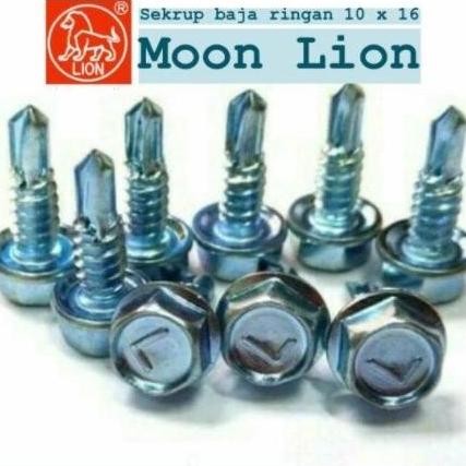 Baut Baja Ringan 10X16 Moon Lion