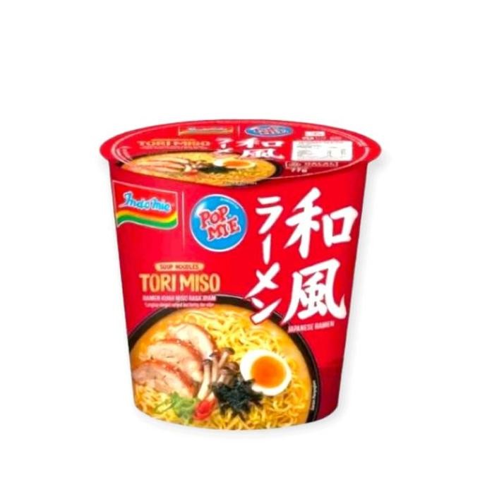 

12 cup Pop Mie Varian Pedas @77gram - Mie Instan Berkualitas - Makanan,Food Noodles KS