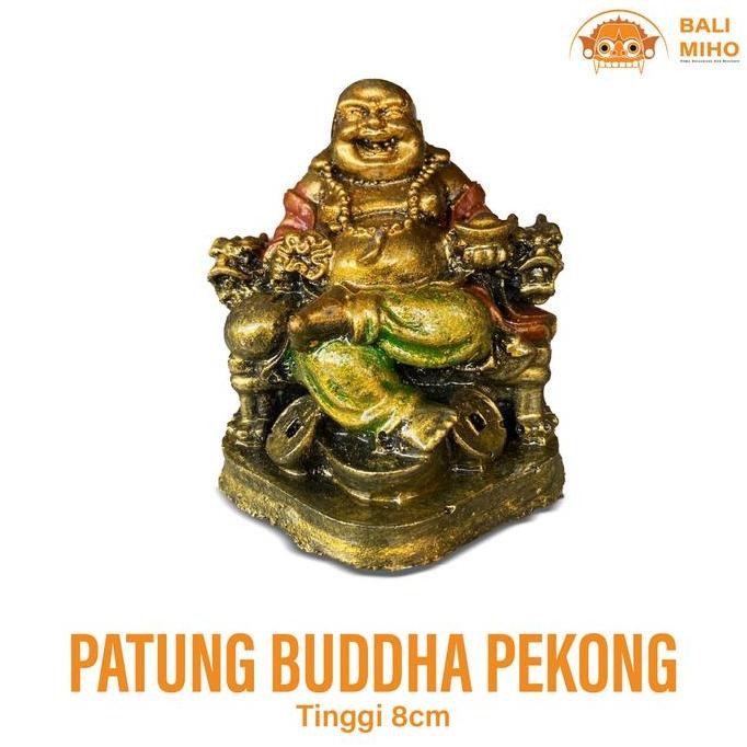------] Buddha pekong duduk 8 cm - Budha maitreya - happy budha - Miniatur