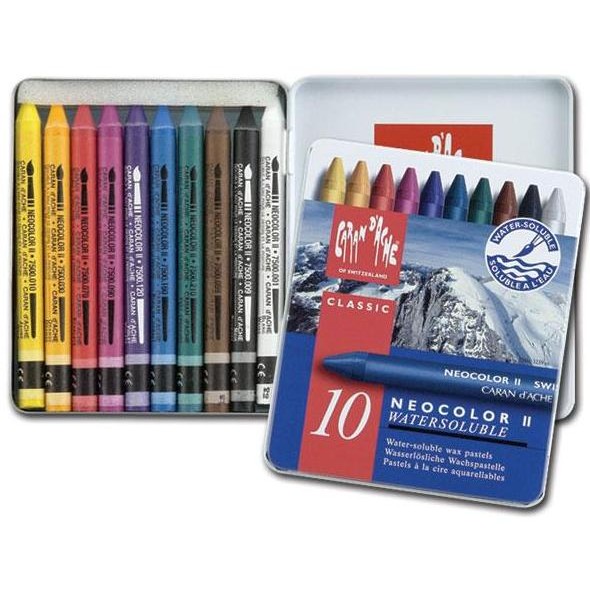 

Produk Unggulan] Crayon Caran d' Ache / carandache / karandase / krandis / krandas / krayon karandis 10 warna (Neo1/ Neo2)