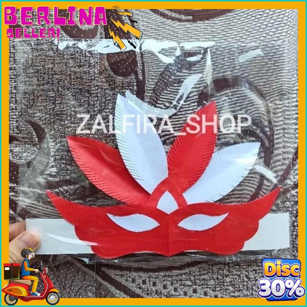 Hiasan Kepala Merah Putih/Mahkota Karnaval Agustusan