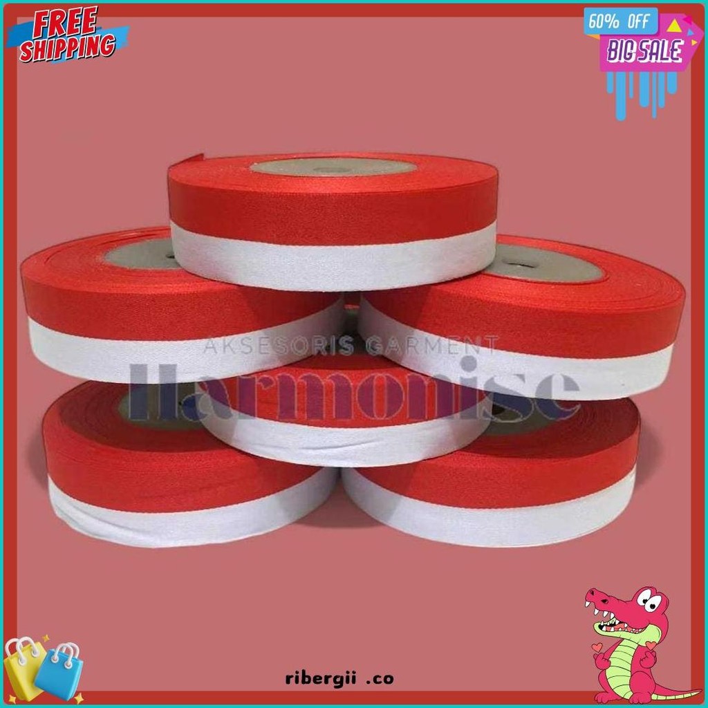 

Pita Merah Putih Eagle Brand Pita Kemerdekaan Pita Serba Serbi 17 Agustus Pita Bendera Merah Putih