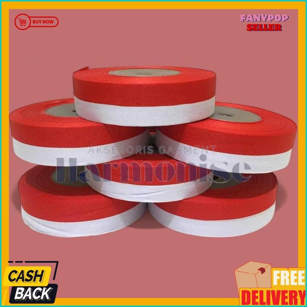 

Pita Merah Putih Eagle Brand Pita Kemerdekaan Pita Serba Serbi 17 Agustus Pita Bendera Merah Putih