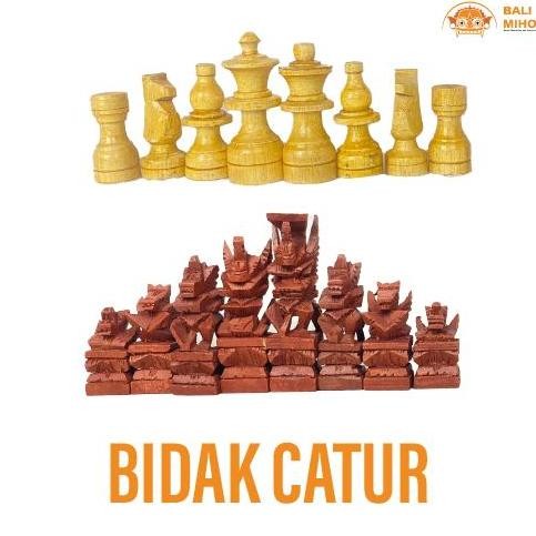 hanya disini] Bidak Catur Bali/Pion Catur Bali/Bidak Nasional/Bidak Catur Kayu