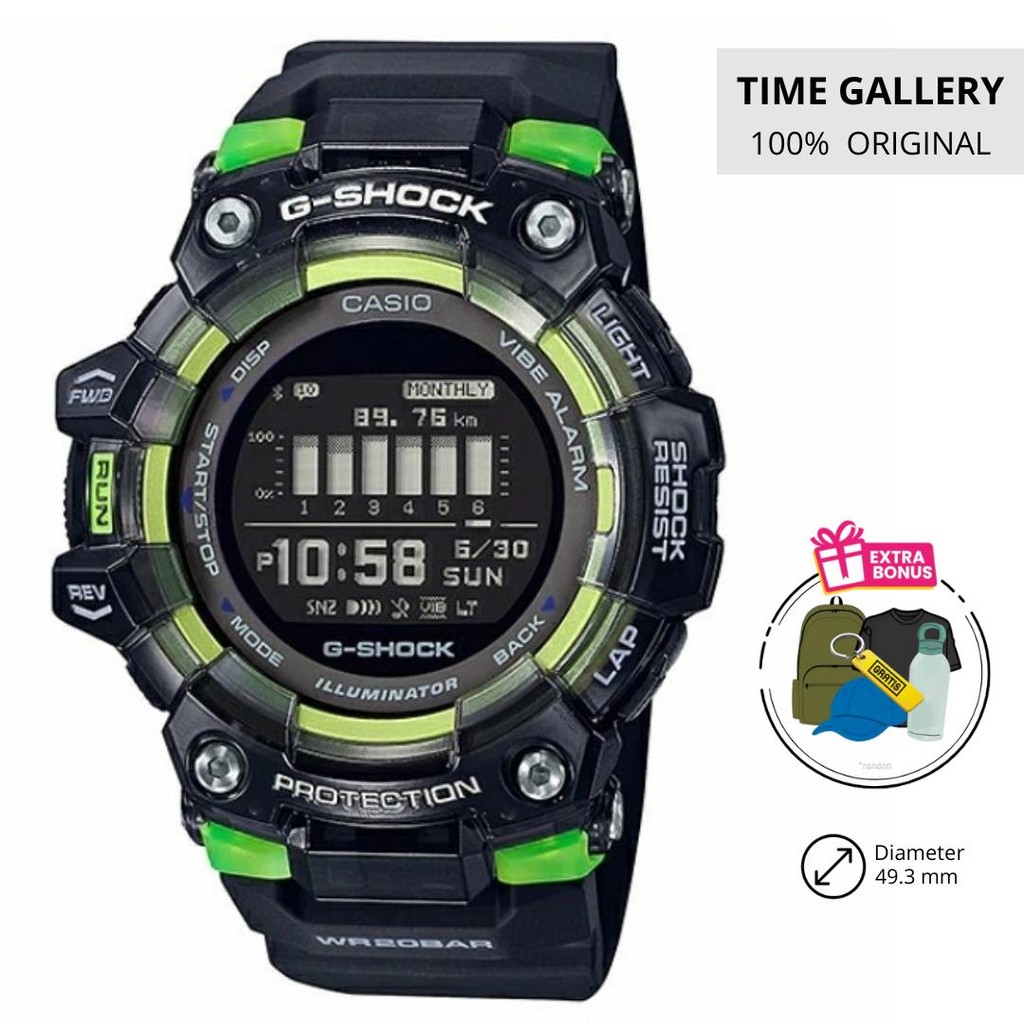 Jam Tangan 100% Original Casio Ori G-Shock gbd100sm1dr gbd-100sm-1dr gbd100sm-1adr 1d 1a 1