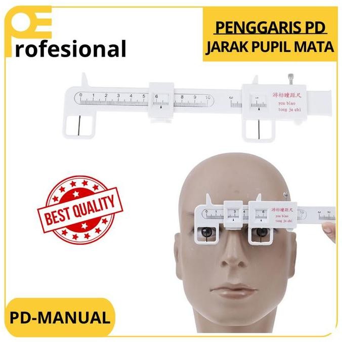 

DV123 - PENGGARIS PD 1PC PENGUKUR JARAK PUPIL MATA (PD-Manual)