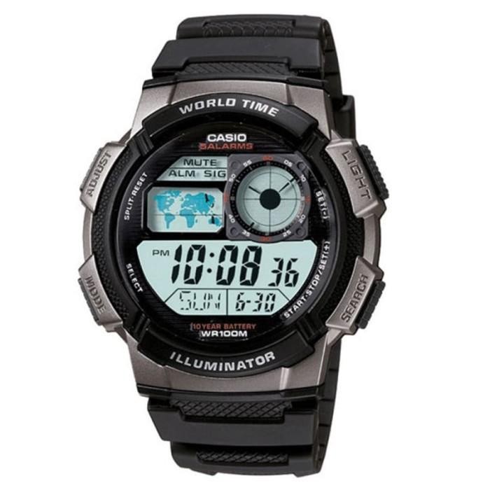 Jam Casio Original Ori AE-1000W-1BVDF AE1000W 1B 1 1000 AE1000 1000WD