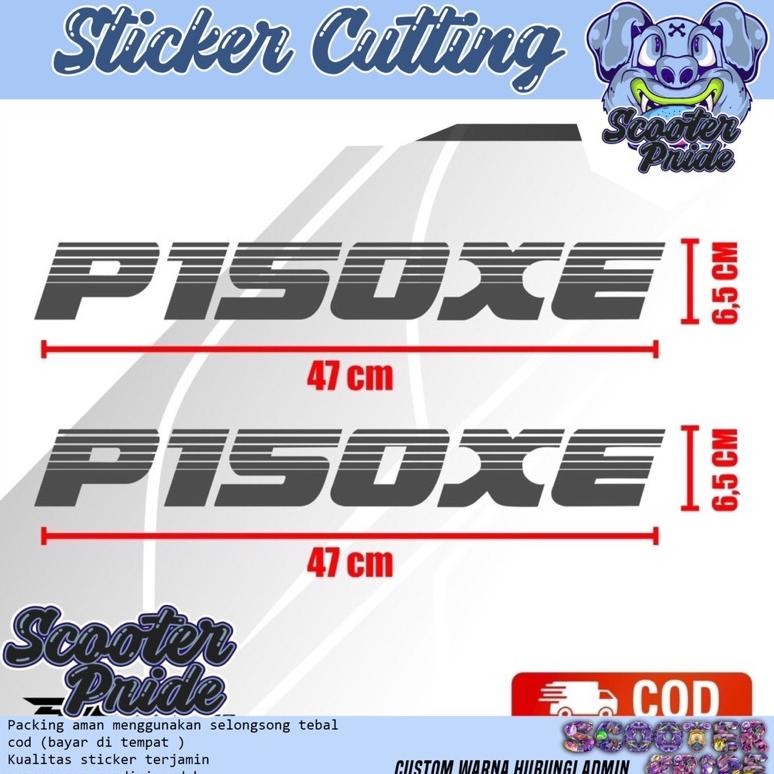 Terlaris STICKER STIKER CUTTING VESPA 2 TAK UNIVERSAL PX PS STYLE/ STRIPING VESPA P150XE/CUTTING STI