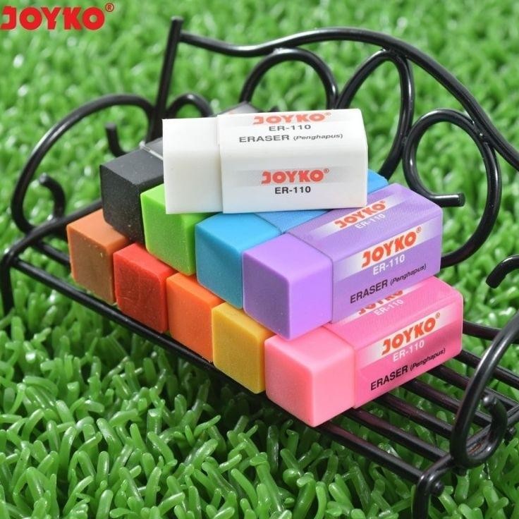 

Penghapus Pensil Joyko Er110 Eraser Colours Penghapus Pensil Strip Warnawarni 1 Box 40 Pcs Ter