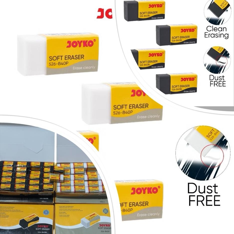 

Penghapus Joyko 1Pa Isi 40Pcs 1 Kotak Stip New Clean 526 B40Pb40Cod