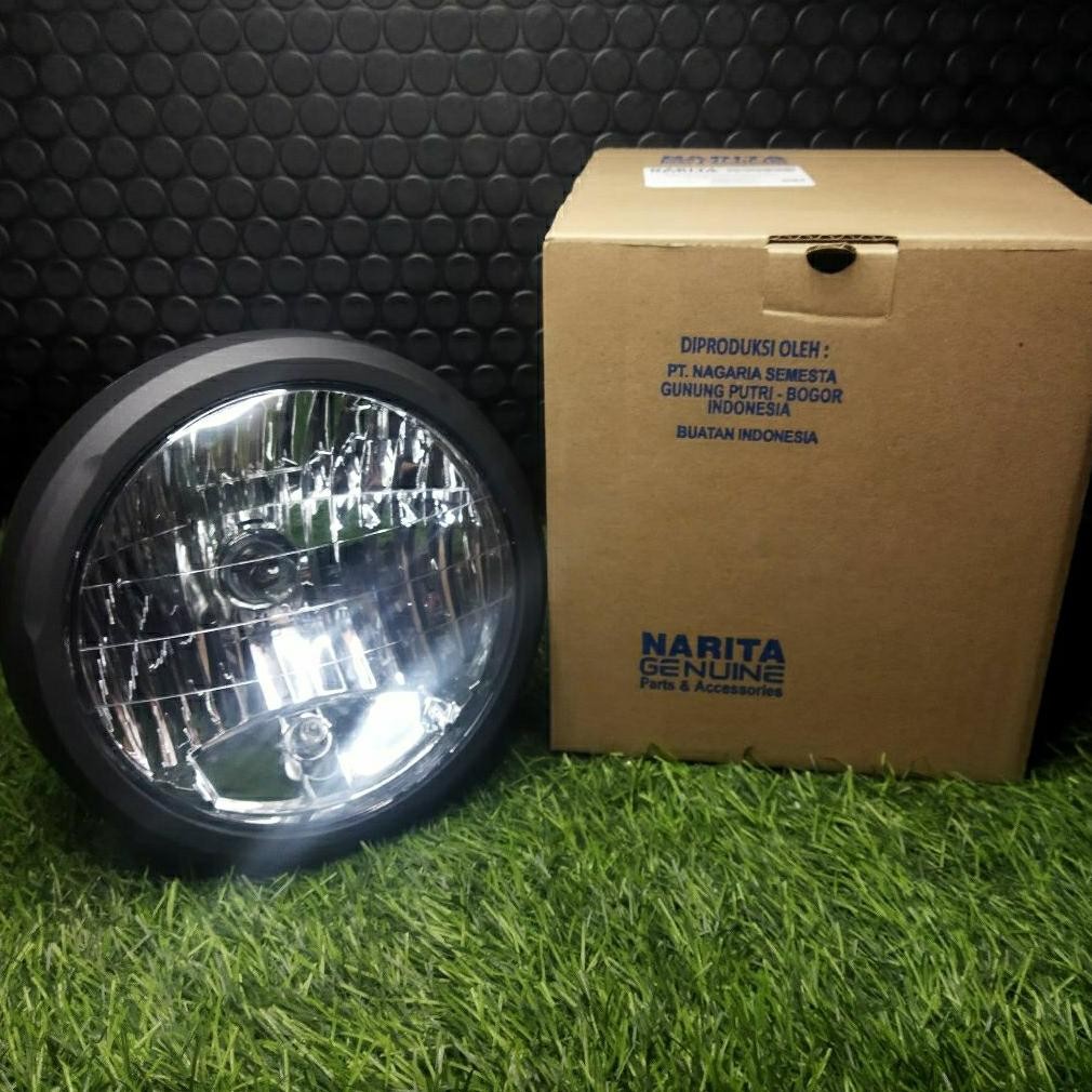 REFLEKTOR DEPAN VERZA CB 150 LAMPU DEPAN HONDA CB 150 VERSA BATOK DAN RING KOMPLIT NARITA REFLEKTOR 