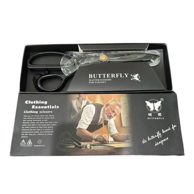 

[Fb 8 ] Gunting Potong Bahan Kain Flower Butterfly 8 8 Inch