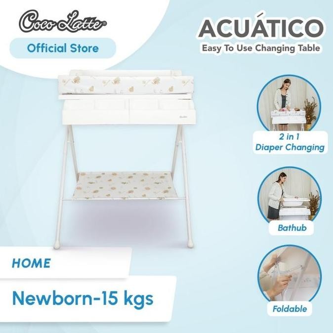 Cocolatte Acuatico / Bak Mandi Bayi / Changing Table
