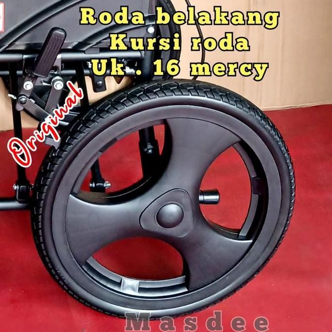 Ban Mati + Velg Kursi Roda Uk 16 Original
