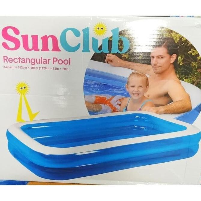 Kolam Renang Anak Kisubo 305 X 183 X 56 Cm - 3 Ring Pool No Ksb3000