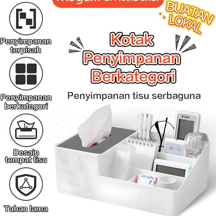 Megam Laci Meja Penyimpanan Aksesss Alat Tulis Rak Laci Aesthetic Multifungsi Hsb807