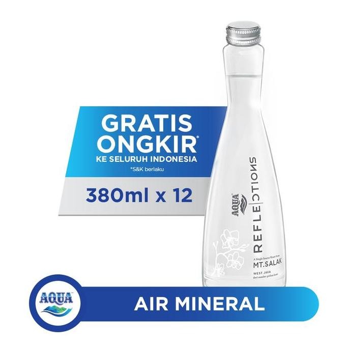 

AQUA Air Mineral Reflections Still 380ml x 12 botol 1 box