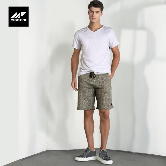 Sale Muscle Fit Celana Pendek Pria Walker Cp.M Fth-