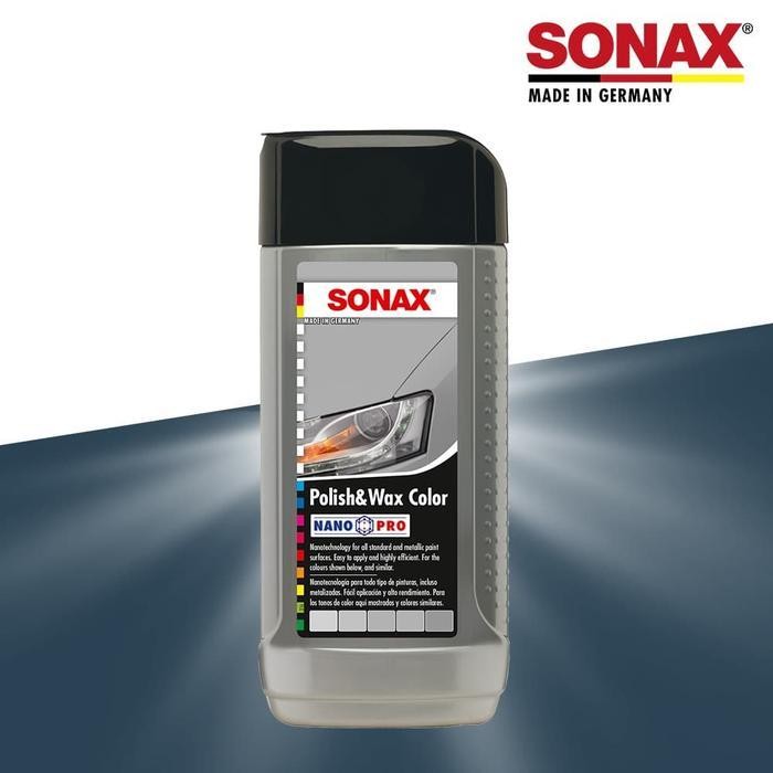 Ct_C1077 Sonax Polish & Wax Color Nano Pro Silver 250Ml Rq-56