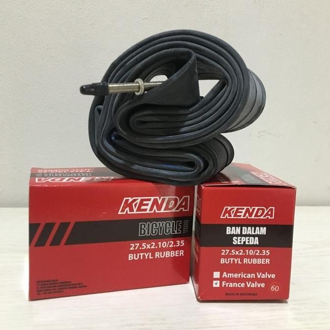 Ban Dalam Sepeda 27.5 X1.25 1.5 1.75 2.10 2.35 Kenda Kecil Besar Fv Av