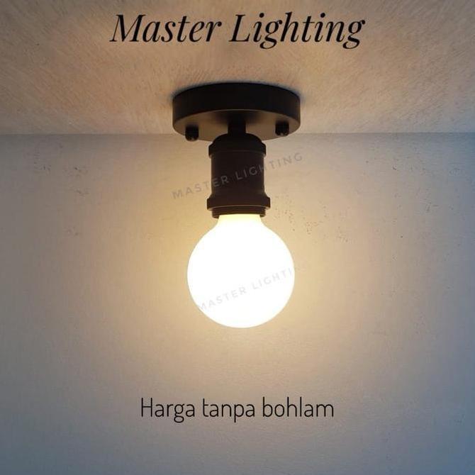 Bst Ready Lampu Plafon Hias Simple Fiting E27 Lampu Teras Rumah Best Seller