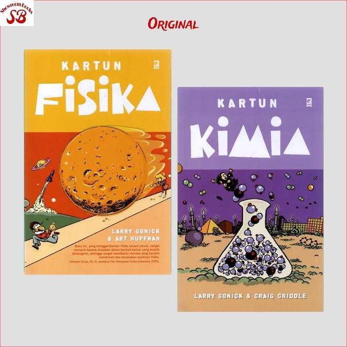 Paket 2 Buku Kartun Fisika & Kartun Kimia By Larry Gonick