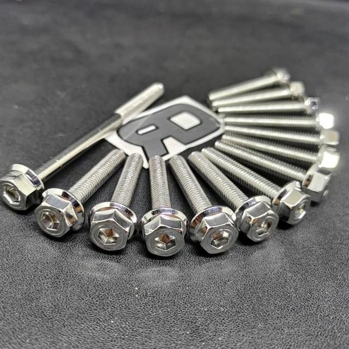 Ready  Baut Set CVT Stainless 2 Kunci Vario 110 Karbu Karburator