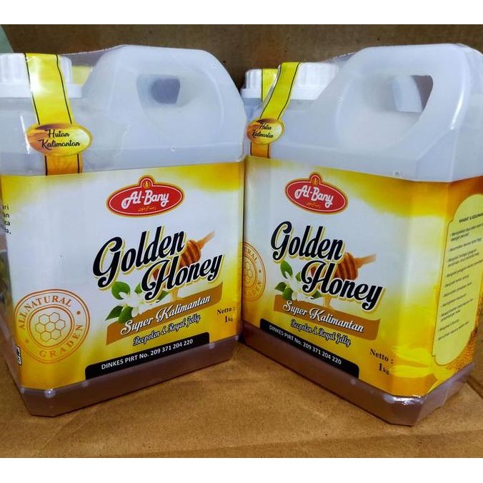 

Paket 5 Kg Madu Asli Super Kalimantan Al Bany Golden Honey