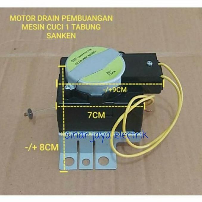 DRAIN MOTOR MESIN CUCI SANKEN / MOTOR DRAIN SANKEN