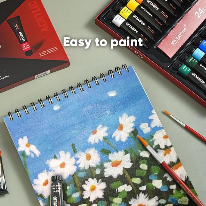 

Giorgione Acrylic Paint Cat Akrilik 12/24/30 Warna 12Ml/Botol Kualitas Terbaik Harga Termurah