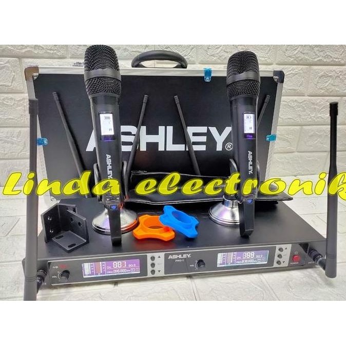 Mic Wireless Ashley Pro 1 Hitam Ashley Pro1 Oryginal