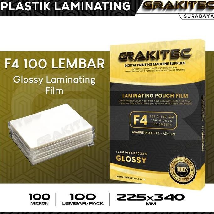 

Laminating Film F4 / Plastik Laminating / Laminating Pouch / Laminasi Co