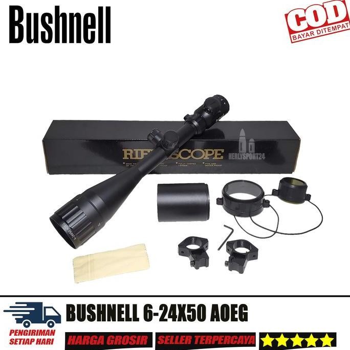 TELESCOPE BUSHNELL 6-24X50 AOEG / TELESKOP BUSHNELL 6-24X50 LONG RANGE