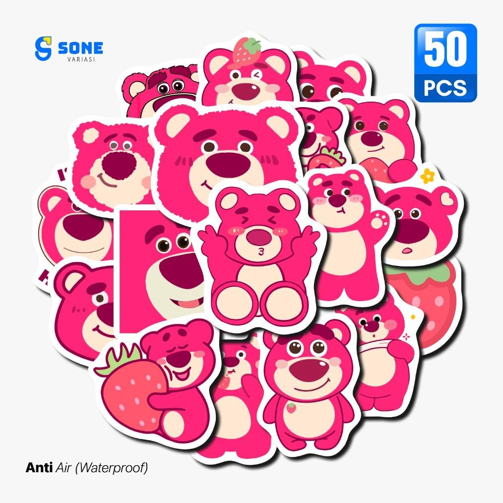 

Diskon Sticker Sheet Cutting Lotso Pink Toy Story Kartun Film Paper Vinyl Dekorasi Laptop Koper Casing YFW-65