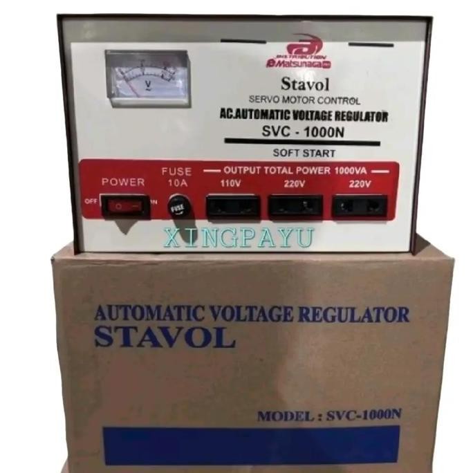 STAVOLT MATSUNAGA 1000 WATT ORIGINAL DAN TERPERCAYA