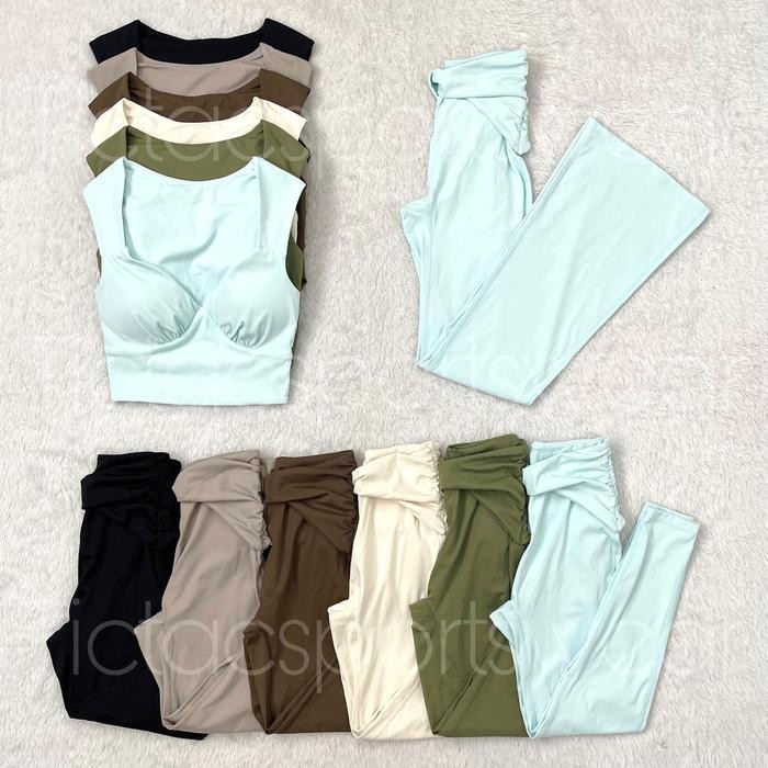 Eelic Lyla Series Sports Bra + Legging + Legging Cutbray Set Olahraga Wanita (Dijual Terpisah) Gh-45