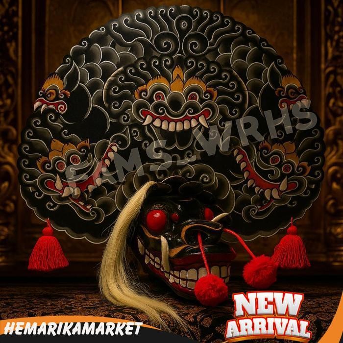 Fams Wrhs Barongan Telon Vip Ukuran 22 Full Kayu Barongan Caplokan Kayu Kesenian