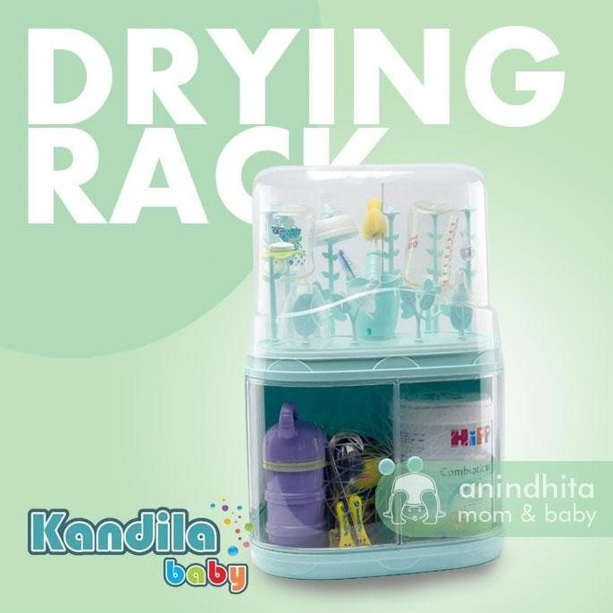 KANDILA Rak Botol dan Susu Bayi Bottle Drying Rack & Container