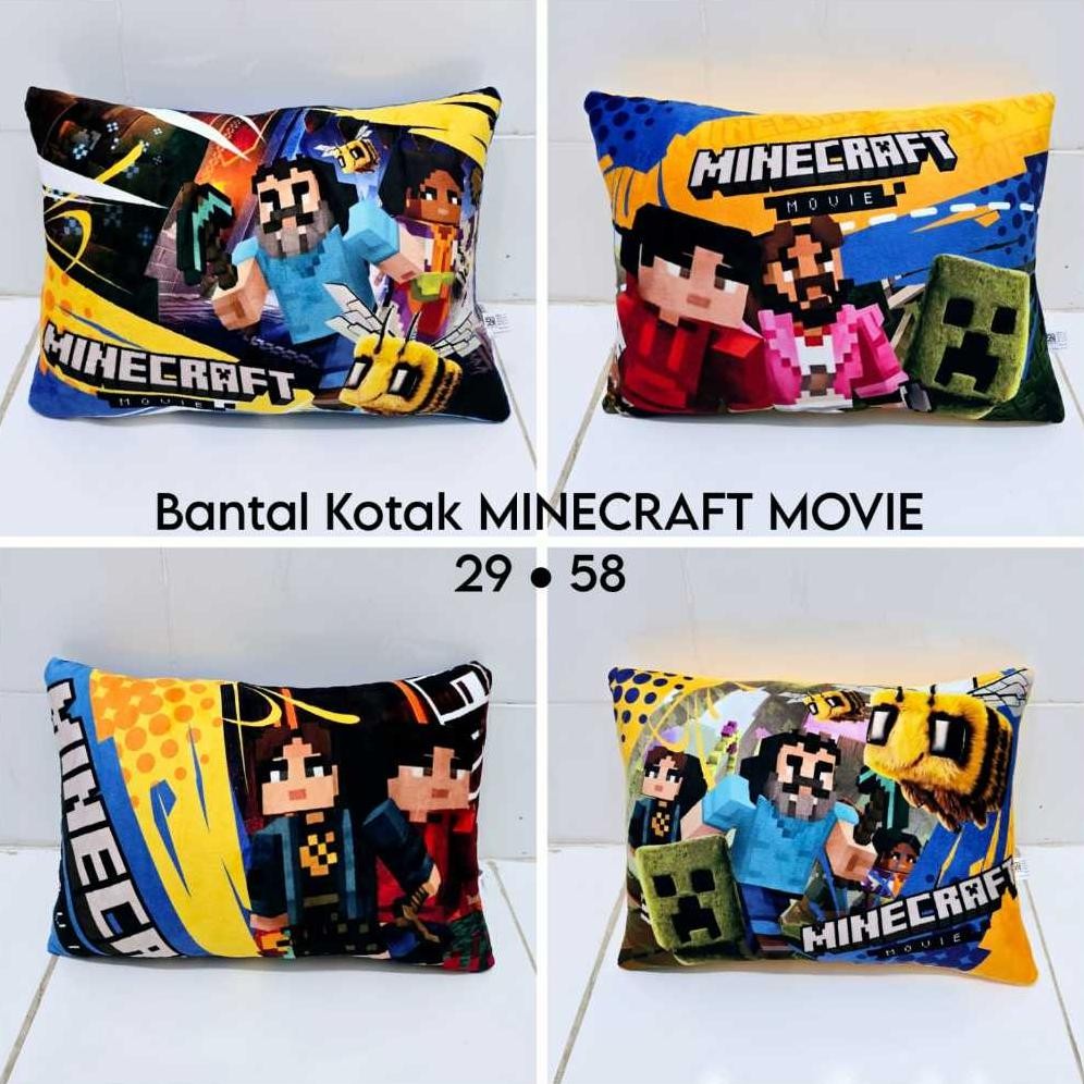 Bantal Kotak / Bantal Leher U - MINECRAFT MOVIE aSt