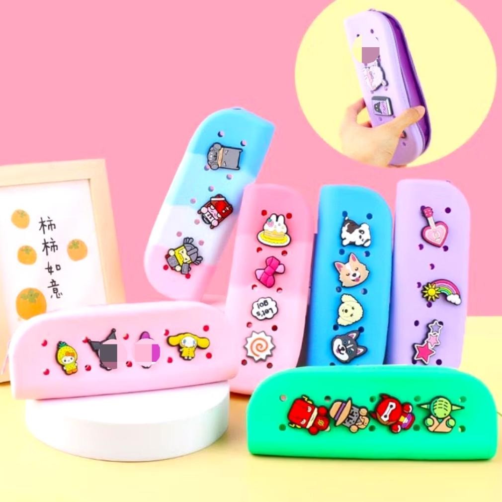 

Ga24 Ab47 Tempat Pensil Silikon Jibbitz Kotak Pensil Anak Lucu Diy Tempat Pensil Anak Silikon Jibbitz Kartun