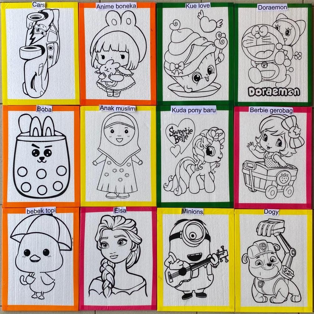 

Df-7 Paket 20 Sterofoam Lukis Anak Ukuran 30X40 Termurah Styrofoam Mewarnai Df-7