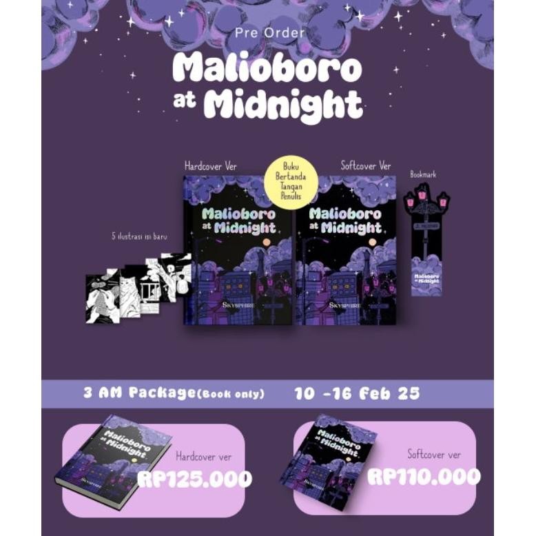 Er-90 Novel Malioboro At Midnight Hardcover - Skysphire - Bukune (Original) / Midnight Diaries By Ma