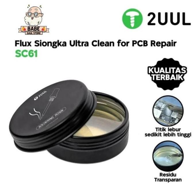 Bst Ready 2Uul Sc61 Flux Siongka Ultra Clean Soldering Rosin For Pcb Repair Best Seller